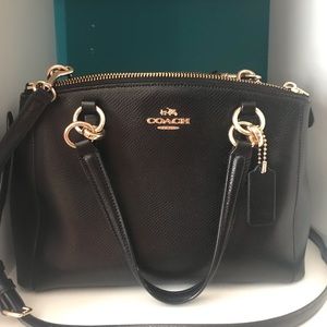 Coach bag, black cross body or handbag (multiuse)